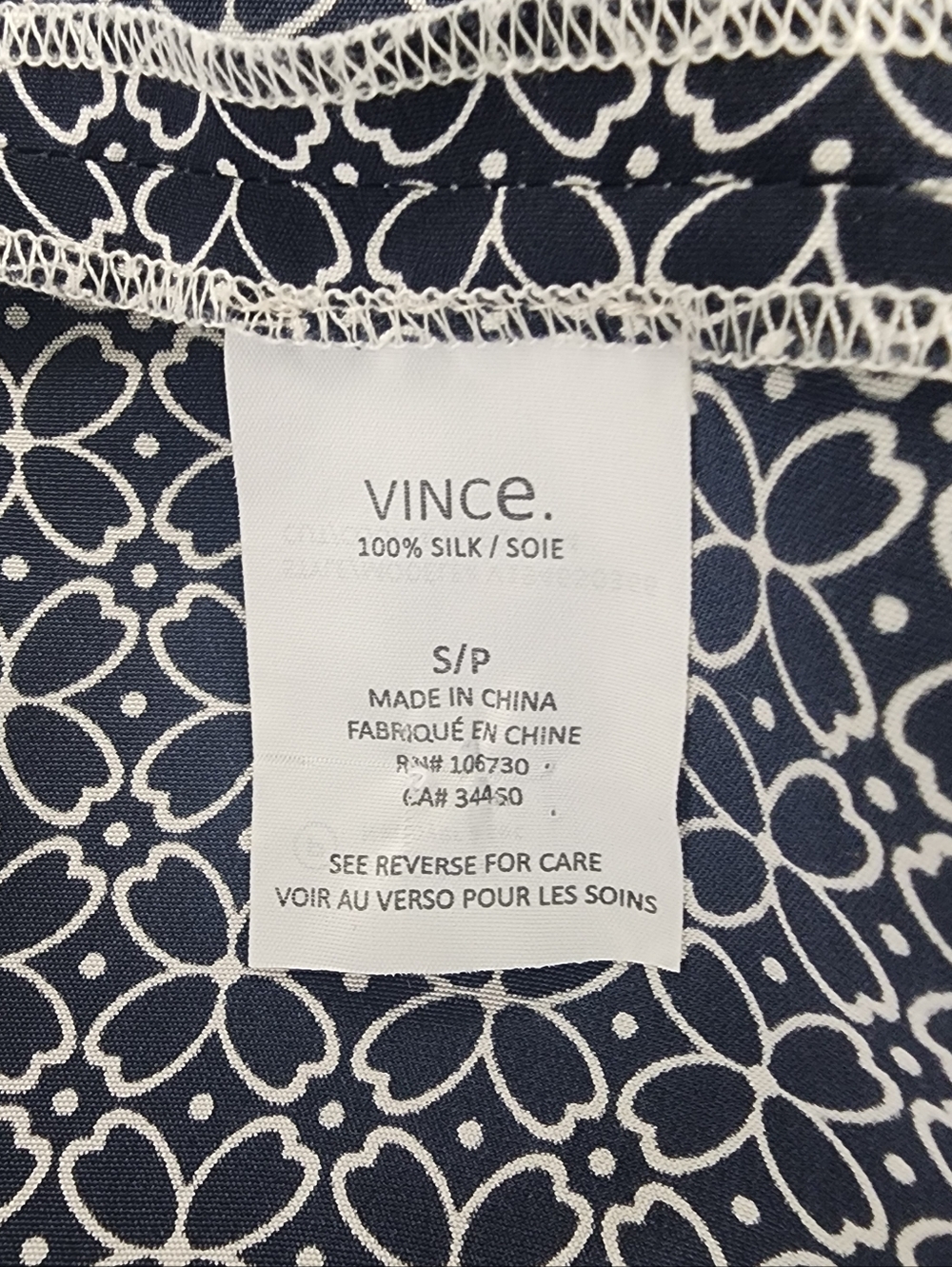 Vince Silk Mini Dress, Womens Small - Picture 5 of 5